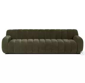 Carina Malmo Olive 103" Upholstered Sofa