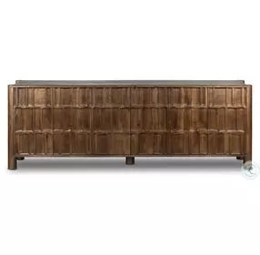 Ezri Cocoa Oak 6 Door Sideboard