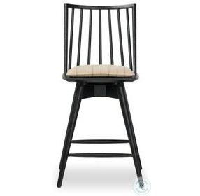 Lewis Lavon Flint Swivel Counter Height Stool