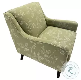 Celadon Vernon Sage Sloped Arms Accent Chair