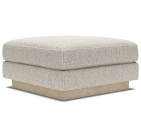 Lana Gray Upholstered Square Ottoman