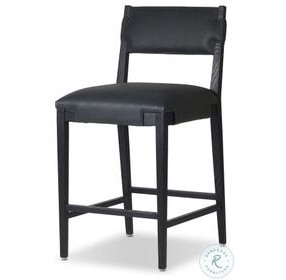Tamari Brickhouse Black Counter Height Stool