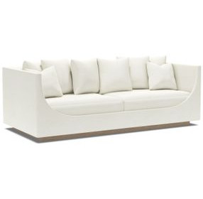 Claudette Cream 95" Sofa