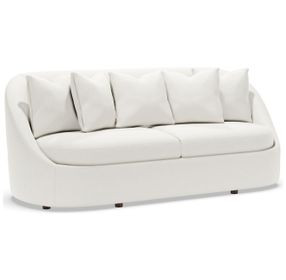Genevieve Ivory Sofa with Pillows