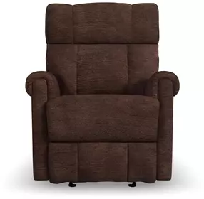 Classic Buffalo Performance Fabric Power Gliding Recliner with Power Lumbar and USB Charging