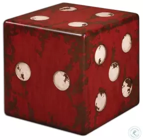 Circa Burnt Red Accent Table
