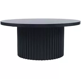 Auden Black Round Cocktail Table