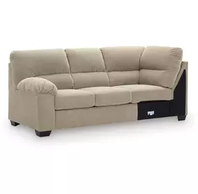SimpleJoy Sand 88" LAF Sofa with Corner Wedge