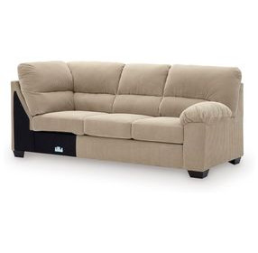SimpleJoy Sand 88" RAF Sofa with Corner Wedge