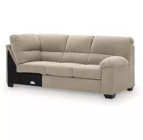 SimpleJoy Sand 88" RAF Sofa with Corner Wedge