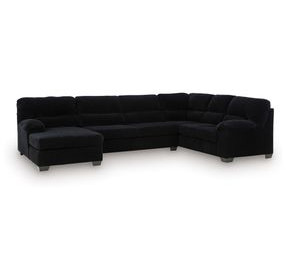 SimpleJoy Onyx 3 Piece Modular Sectional with LAF Chaise