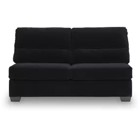 SimpleJoy Onyx 65" Armless Loveseat