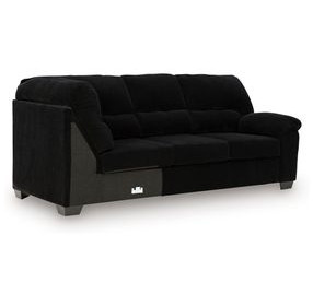 SimpleJoy Onyx 88" RAF Sofa with Corner Wedge