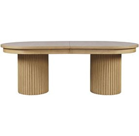 Auden Natural Extendable Oval Dining Table