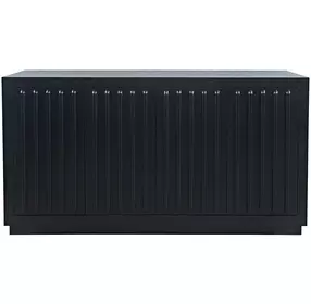 Maven Black 4 Door Sideboard Cabinet