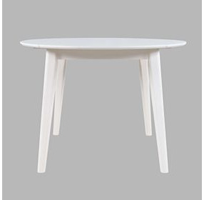 Percy White 42" Extendable Round Dining Table