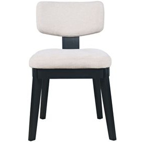 Tate Light Gray Upholstered Dining Chair Set of 2