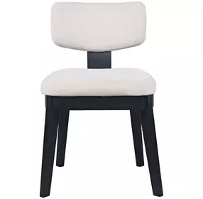 Tate Light Gray Upholstered Dining Chair Set of 2