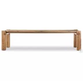 Marcia Natural Reclaimed French Oak 120" Rectangular Dining Table