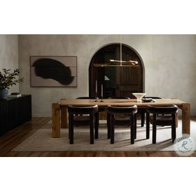 Marcia Natural Reclaimed French Oak Rectangular Dining Room Set