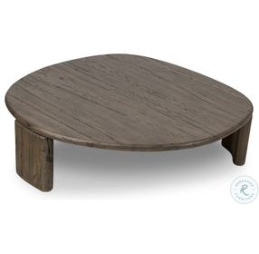 Falco Grey Reclaimed French Oak Large Free Form Nesting Table