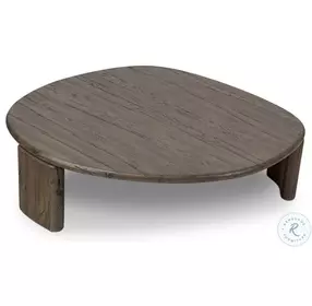 Falco Grey Reclaimed French Oak Large Free Form Nesting Table