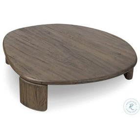Falco Grey Reclaimed French Oak Small Free Form Nesting Table