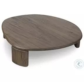 Falco Grey Reclaimed French Oak Small Free Form Nesting Table