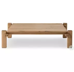 Marcia Natural Reclaimed French Oak Square Coffee Table