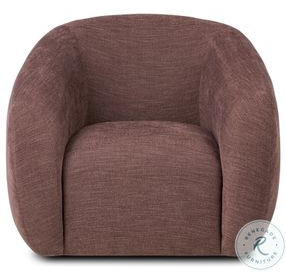 Channing Laughlin Plum Swivel Chair