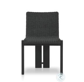 Roxy Faux Black Hyacinth Outdoor Dining Chair Set of 2