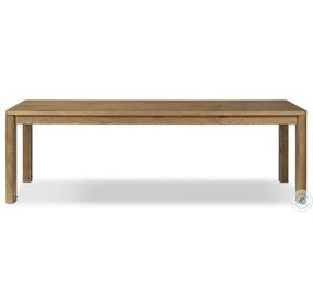 Noeline Resawn Worn Oak 116" Extendable Rectangular Dining Table