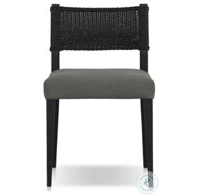 Ferris Arashi Graphite Outdoor Dining Chair Set of 2