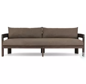 Jackson Ellor Brown 96" Upholstered Outdoor Sofa
