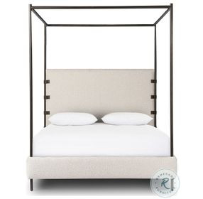 Anderson Knoll Natural Performance Fabric Queen Canopy Bed