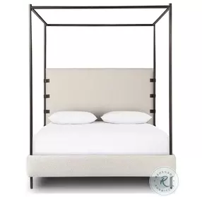 Anderson Knoll Natural Performance Fabric Queen Canopy Bed