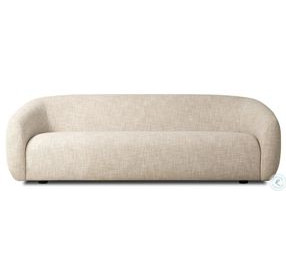 Channing Yuma Cream Performance Fabric 100" Upholstered Sofa