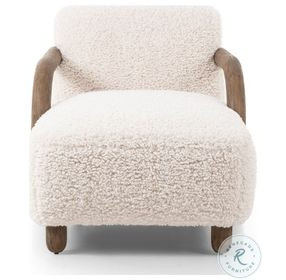 Aniston Andes Natural 34" Upholstered Chaise