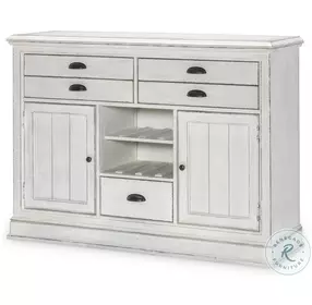 Cottage Park Aged White Credenza