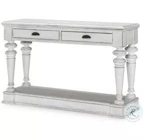 Cottage Park Aged White Sideboard