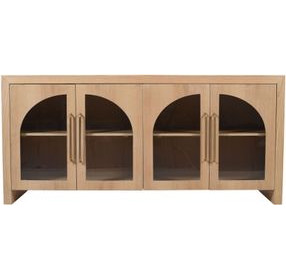 Archimedes Oak 4 Door 60" Sideboard