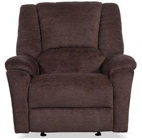 Plush Buffalo Performance Fabric Power Gliding Recliner with Power Lumbar and USB Charging