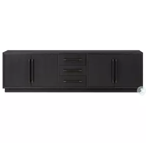 Adolfo Modern Black Ash 94" Media Console