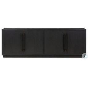Adolfo Modern Black Ash 4 Door Sideboard
