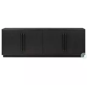 Adolfo Modern Black Ash 4 Door Sideboard