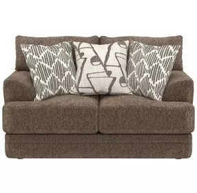 Tyson Hazel 68" Loveseat with Cuddler Cushions
