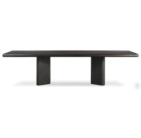 Castro Dark Espresso Reclaimed French Oak 118" Rectangular Dining Table