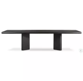 Castro Dark Espresso Reclaimed French Oak 118" Rectangular Dining Table