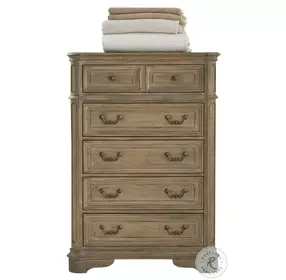 Camellia Manor Weathered Bisque 5 Drawer Chest