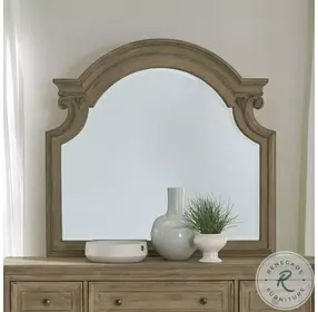 Camellia Manor Weathered Bisque Mirror